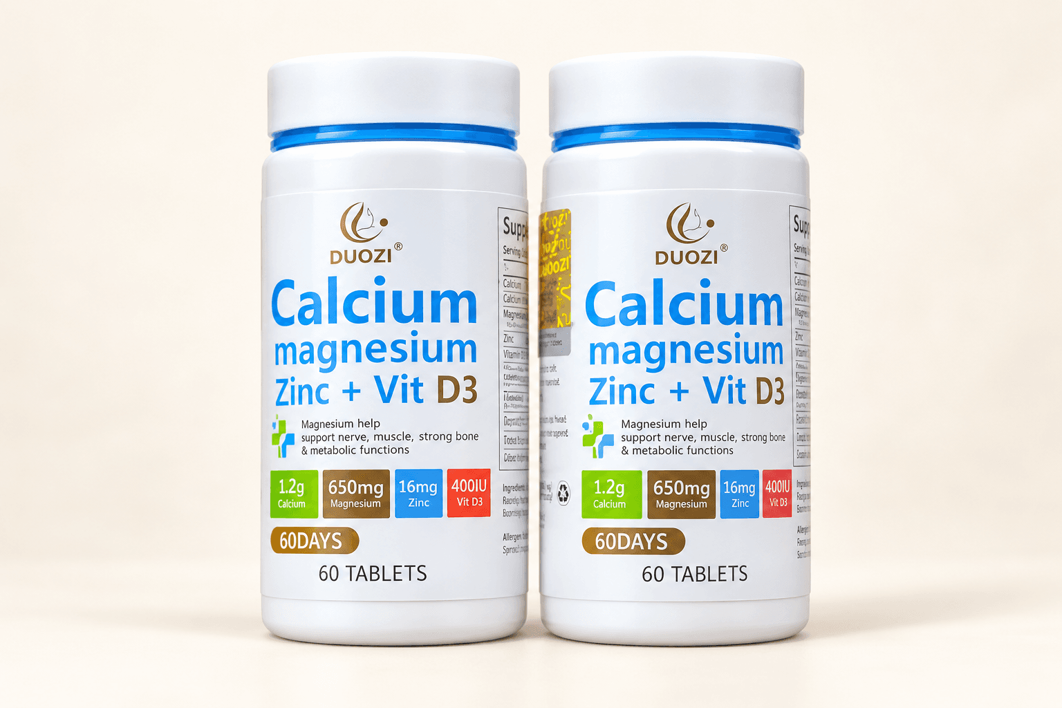 Duezi Calcium Magnesium Zinc + Vitamin D3