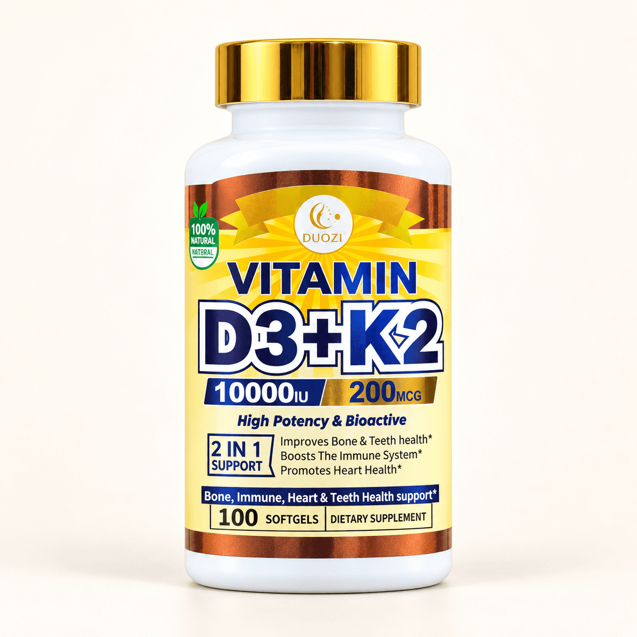 Duezi Vitamin D3 + K2