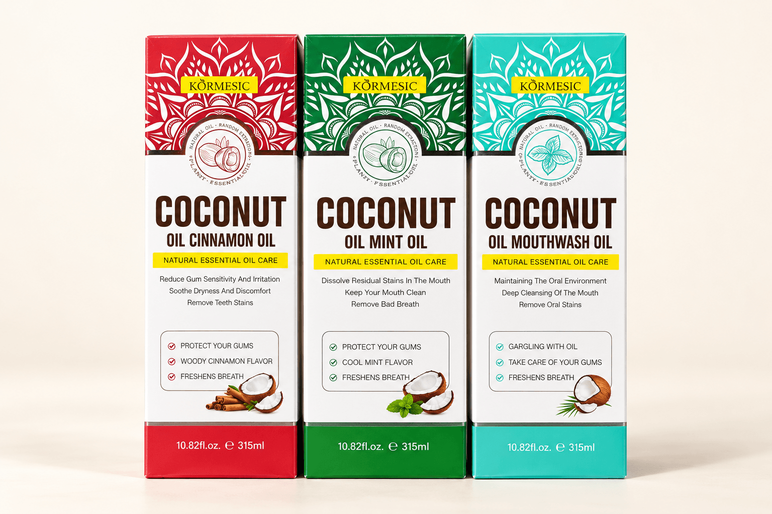 Kormesic Coconut Oil Care Set