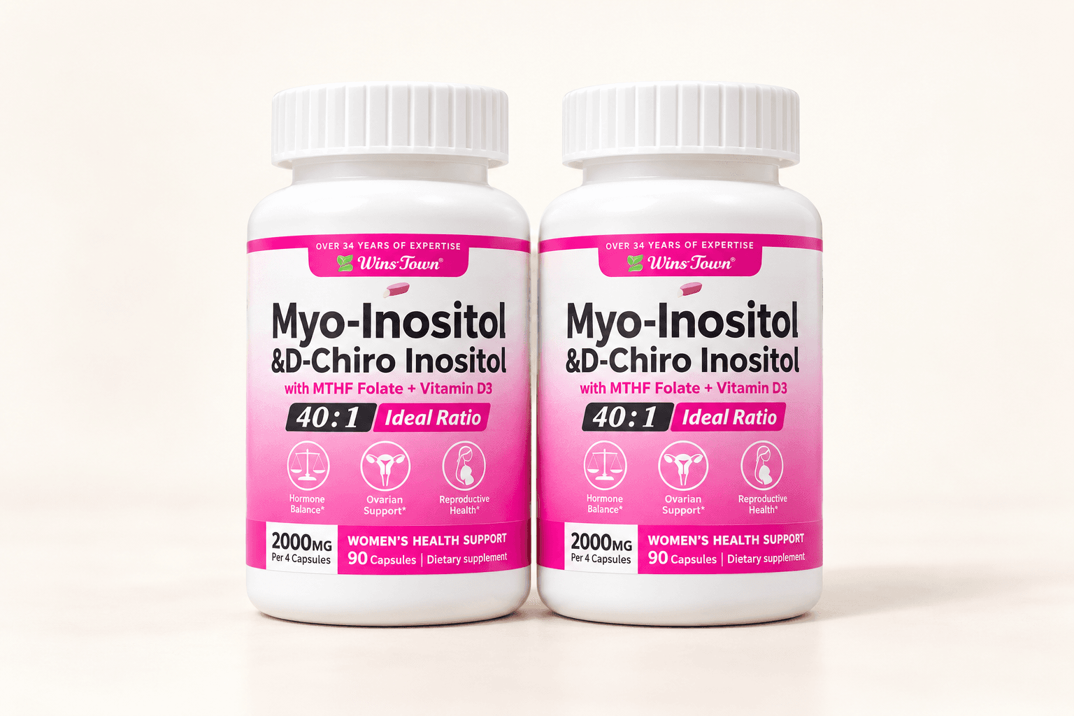 WinsTown Myo-Inositol & D-Chiro Inositol
